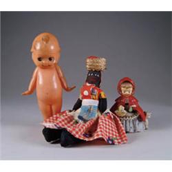 ASSORTED LOT OF DOLLS INCLUDING KEWPIES