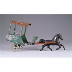 EARLY HORSE DRAWN SURRY/WAGON