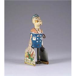POPEYE W/PARROTS WIND-UP TOY