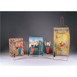 LOT OF 4 W/UP TRAPEZE TOYS