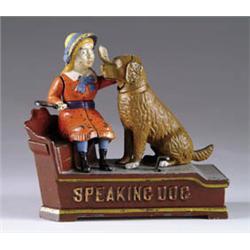 SPEAKING DOG MECHANICAL BANK