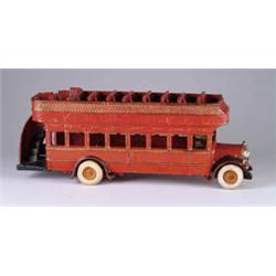 RARE 13in. ARCADE DOUBLE-DECKER BUS