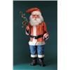 Image 1 : FABULOUS 30in. GERMAN PAPIER MACHE SANTA CANDY CONTAINER
