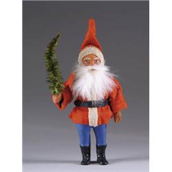 7in. PAPIER-MÂCHÉ SANTA FIGURE