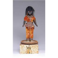 BLACK DOLL ON MUSIC BOX