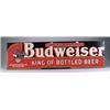 Image 1 : BUDWEISER EMBOSSED TIN SIGN