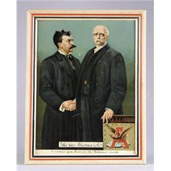 ANHEUSER-BUSCH CARDBOARD SIGN