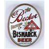 Image 1 : BECKER BREWING CO. REVERSE ON GLASS SIGN