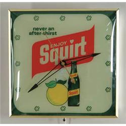 SQUIRT ADVERTISING CLOCK
