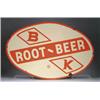 Image 1 : B K ROOT BEER SIGN