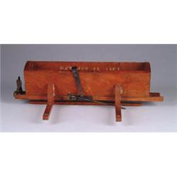 U.S. PATENT OFFICE MODEL OR SALESMAN’S SAMPLE FOR A 19TH CENTURY HORSE-DRAWN DRAG SEEDER