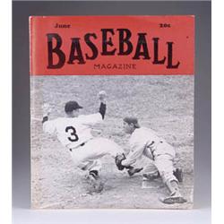 A LOT OF NINE BASEBALL MAGAZINES FROM THE 1940’S
