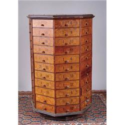 RARE LARGE OLD GENERAL STORE NUTS & BOLTS CABINET