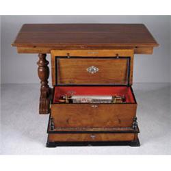 RARE 13" INTERCHANGEABLE CYLINDER MUSIC BOX