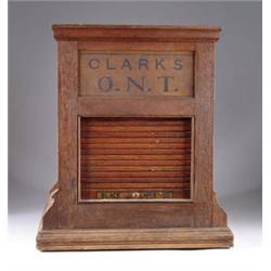 CLARK’S O.N.T. SPOOL CABINET