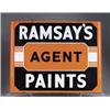 Image 1 : RAMSAY’S PAINTS PORCELAIN SIGN