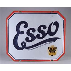 PORCELAIN ESSO GAS SIGN