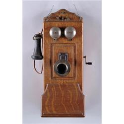 OAK WALL TELEPHONE