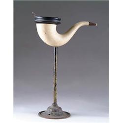 FIGURAL PIPE SMOKING STAND