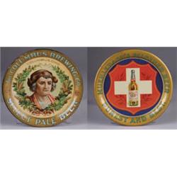 LOT OF TWO BEER TIP TRAYS