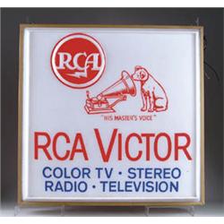 RCA VICTOR ILLUMINATED SIGN