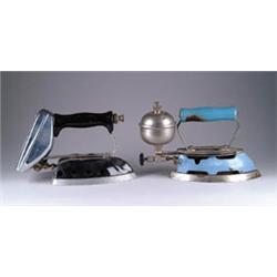 LOT OF 2 GAS POWERED STEAM IRONS