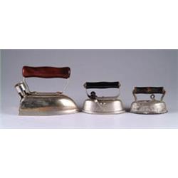 LOT OF 3 SMALL FLAT IRONS