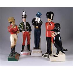 LOT OF FIVE BAR BACK DISPLAYS