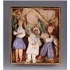 Image 1 : LOT OF THREE COTTON BATTING CHRISTMAS ORNAMENTS
