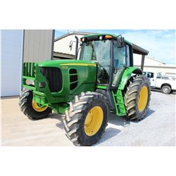 2011 JOHN DEERE 7230 Farm Tractor; VIN/SN:665144 -:- MFWD, 3 remotes, cab, A/C, 18.4R34 rear tires, 