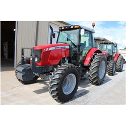 2013 MASSEY FERGUSON 5470 Farm Tractor; VIN/SN:D011008 -:- MFWD, 3 remotes, cab, A/C, 18.4R34 rear t
