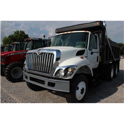 2009 INTERNATIONAL 7400 Dump Truck; VIN/SN:1HTWHAAR59J177708 -:- T/A, 300 HP Int. diesel, Allison A/