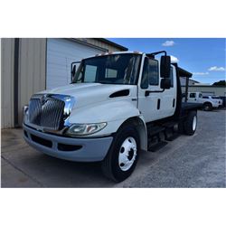 2008 INTERNATIONAL 4300 Flatbed Dump Truck; VIN/SN:1HTJTSKL18H567803 -:- S/A, crew cab, Int. diesel,