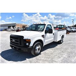 2009 FORD F350 Service Truck; VIN/SN:1FDWF36R49EA63694 -:- PowerStroke diesel, A/T, AC, Knapheide se