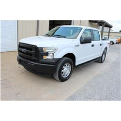 2016 FORD F150 Pickup Truck; VIN/SN:1FTEW1EF6GFC39499 -:- 4x4, crew cab, V8 gas, A/T, AC, 59,906 mil