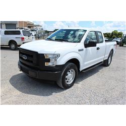 2016 FORD F150 Pickup Truck; VIN/SN:1FTFX1EF2GFC39534 -:- 4x4, V8 gas, A/T, AC, 52,633 miles