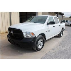 2015 DODGE 1500 Pickup Truck; VIN/SN:3C6RR7KT6FG626452 -:- 4x4, crew cab, V8 gas, A/T, AC, 67,024 mi