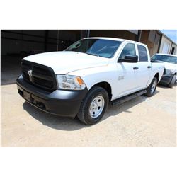2015 DODGE 1500 Pickup Truck; VIN/SN:1C6RR7KG0FS738448 -:- 4x4, crew cab, V6 gas, A/T, AC, 72,959 mi