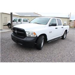 2015 DODGE 1500 Pickup Truck; VIN/SN:1C6RR6KG1FS735116 -:- crew cab, V6 gas, A/T, AC, 64,227 miles