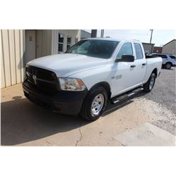 2015 DODGE 1500 Pickup Truck; VIN/SN:1C6RR7FT8FS765338 -:- 4x4, ext. cab, V8 gas, A/T, AC, 79,086 mi