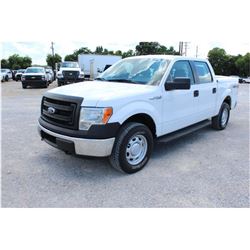 2014 FORD F150 Pickup Truck; VIN/SN:1FTFW1EFXEKE58376 -:- 4x4, crew cab, V8 gas, A/T, AC, bed cover,
