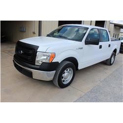 2014 FORD F150 Pickup Truck; VIN/SN:1FTFW1CF9EKE85801 -:- crew cab, V8 gas, A/T, AC, 51,477 miles