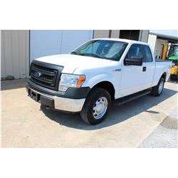 2014 FORD F150 Pickup Truck; VIN/SN:1FTEX1EM2EFC18576 -:- 4x4, ext. cab, V6 gas, A/T, AC, 66,758 mil
