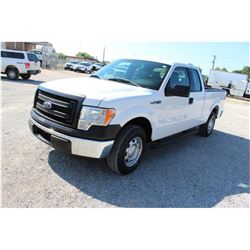 2014 FORD F150 Pickup Truck; VIN/SN:1FTEX1CM3EFA85345 -:- ext. cab, V6 gas, A/T, AC, 50,540 miles