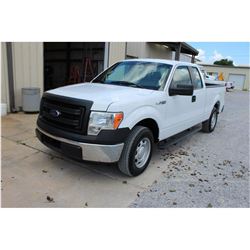 2014 FORD F150 Pickup Truck; VIN/SN:1FTEX1CM1EFA85344 -:- ext. cab, V6 gas, A/T, AC, 56,544 miles