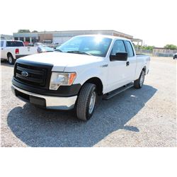 2014 FORD F150 Pickup Truck; VIN/SN:1FTEX1CMXEFA85309 -:- ext. cab, V6 gas, A/T, AC, 60,661 miles