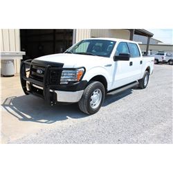 2013 FORD F150 Pickup Truck; VIN/SN:1FTFW1EF5DKE67162 -:- 4x4, crew cab, V8 gas, A/T, AC, 50,972 mil