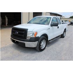 2013 FORD F150 Pickup Truck; VIN/SN:1FTEX1CM6DKE99709 -:- ext. cab, V6 gas, A/T, AC, 51,353 miles