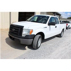2012 FORD F150 Pickup Truck; VIN/SN:1FTEX1CM2CFB27095 -:- ext. cab, V6 gas, A/T, AC, 54,999 miles