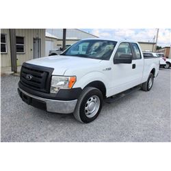 2012 FORD F150 Pickup Truck; VIN/SN:1FTEX1CM2CFB96482 -:- ext. cab, V6 gas, A/T, AC, 58,450 miles